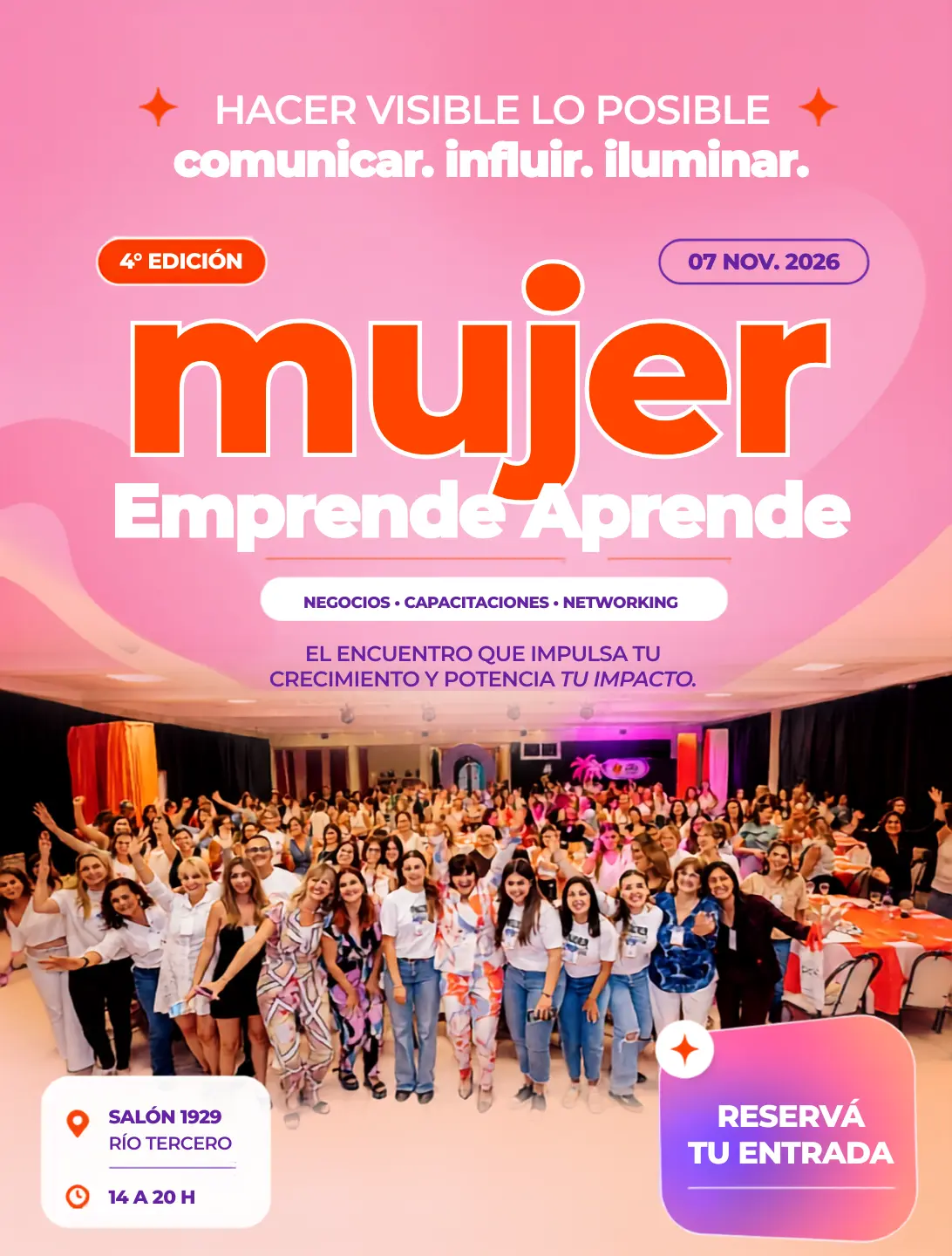 4ta edición Mujer Emprende Aprende