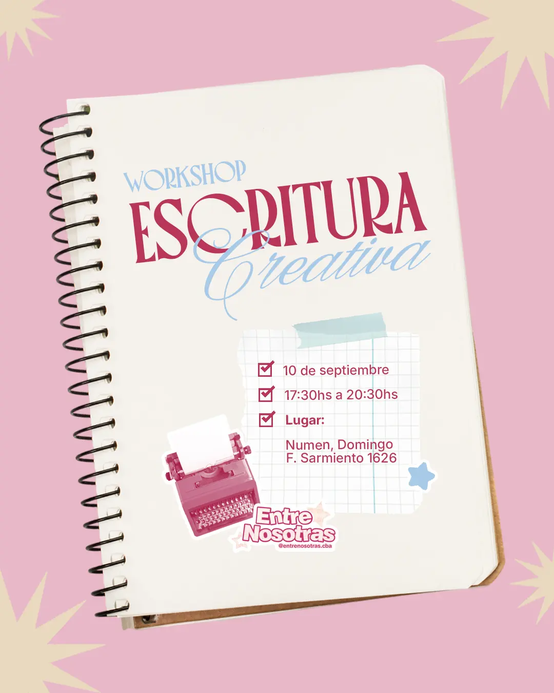 Workshop de Escritura Creativa ✍🏻