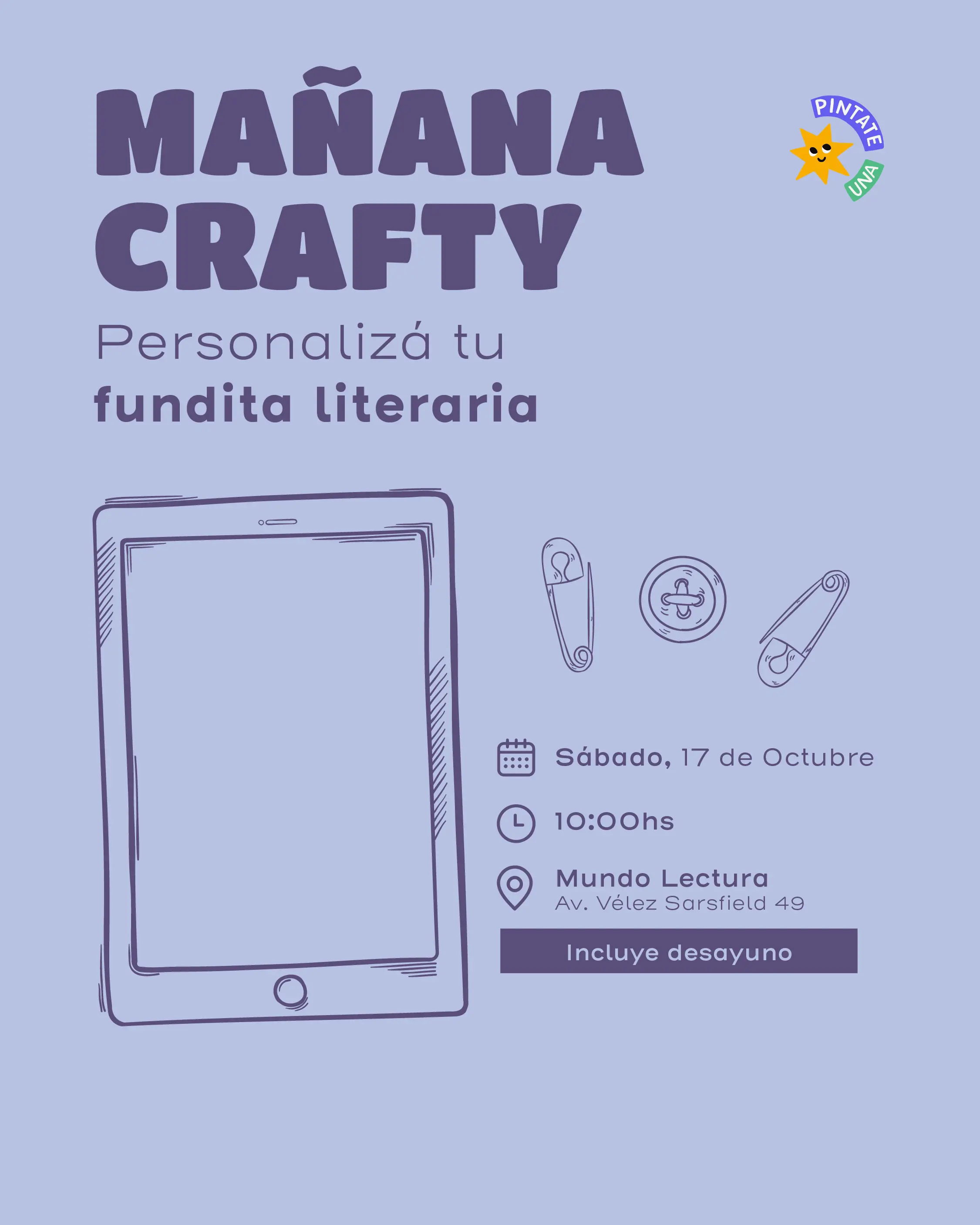 Mañana crafty - Fundas literarias