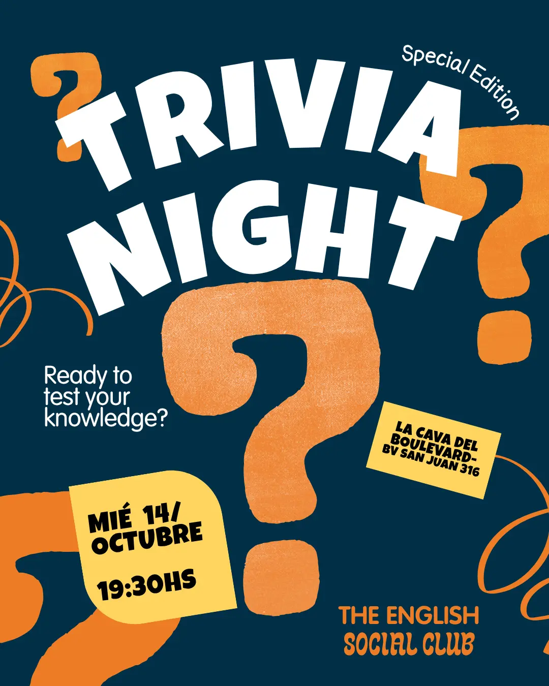 TRIVIA NIGHT | The English Social Club
