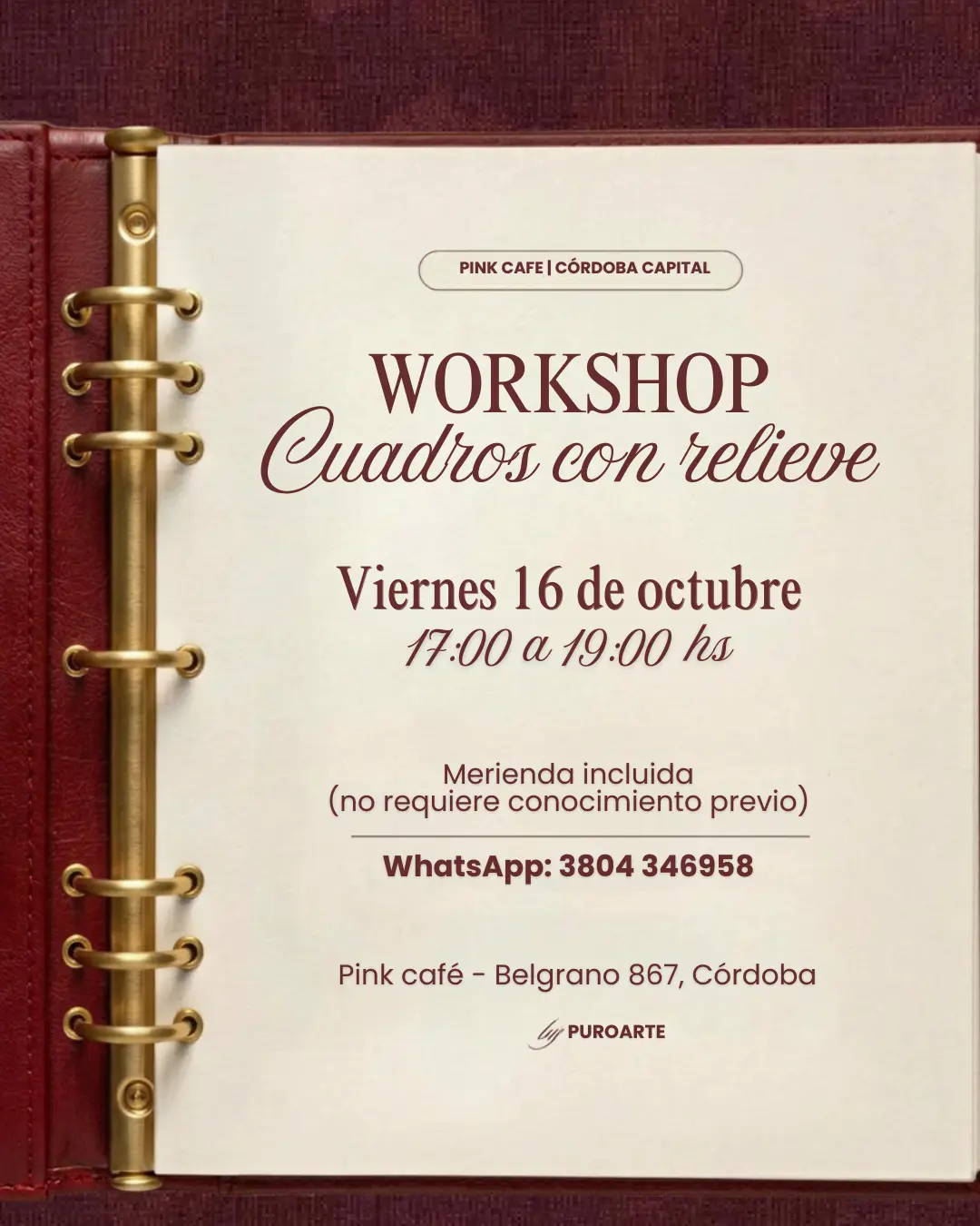 Taller de cuadros con relieve