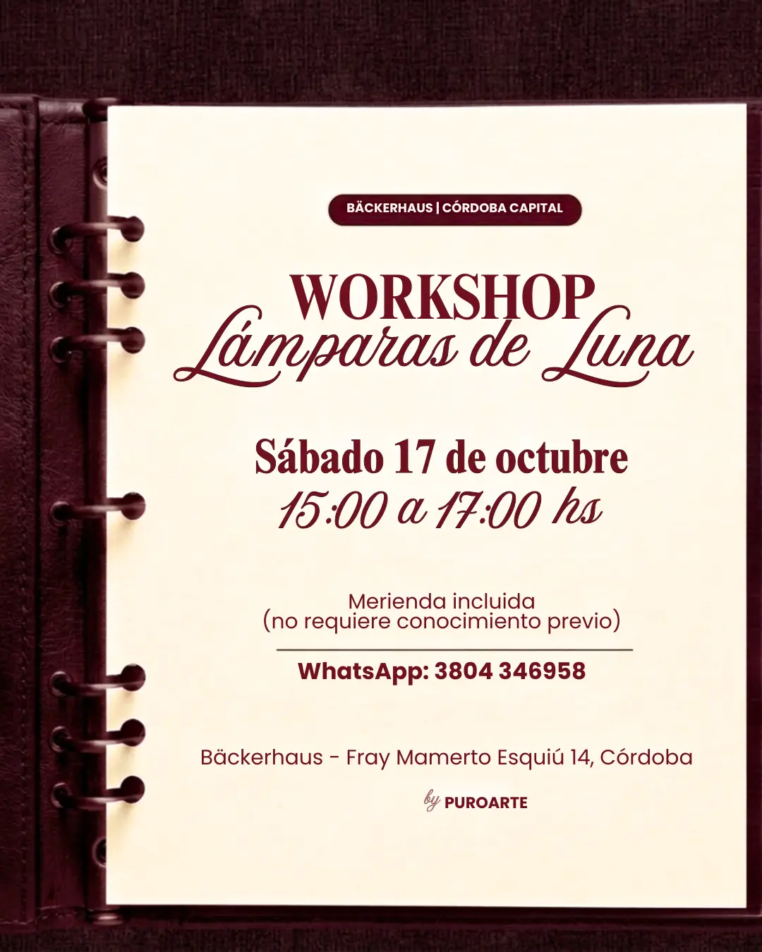 Taller d e lámparas de luna