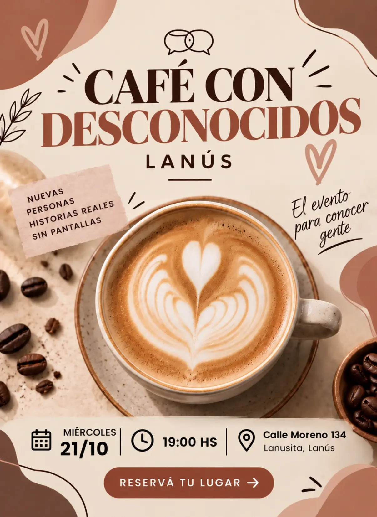 CAFE CON DESCONOCIDOS LANUS